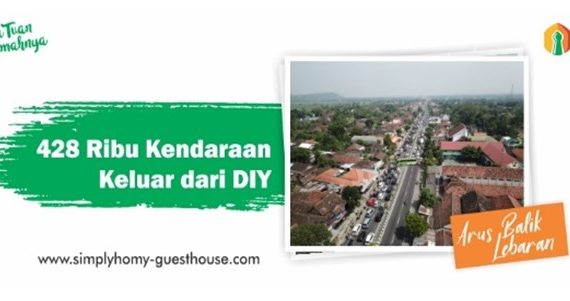 Sebanyak 428 Kendaraan Keluar Dari Daerah Istimewa Yogyakarta