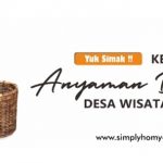 Keindahan Produk Anyaman Bambu di Desa Wisata Sendari Jogja