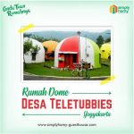 Rumah Dome Desa Teletubbies di Yogyakarta