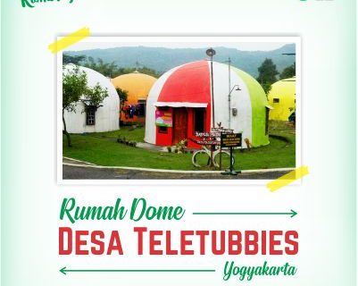 Rumah Dome Desa Teletubbies di Yogyakarta