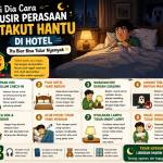 Ini dia cara ngusir perasaan takut hantu di hotel itu biar bisa tidur nyenyak.